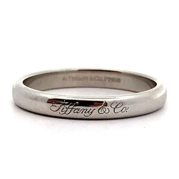 Platinum Narrow Band Tiffany & Co. Jaymark Jewelers Cold Spring, NY