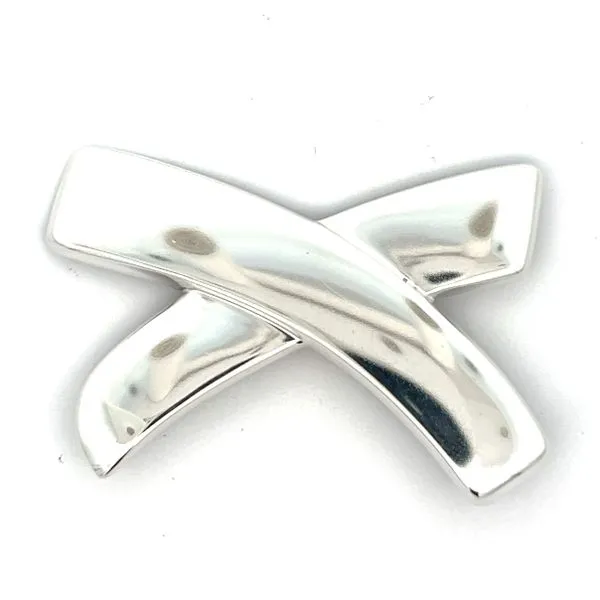 Sterling Silver Tiffany and Co Paloma Picasso Kiss Pin Jaymark Jewelers Cold Spring, NY