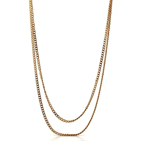 18K Yellow Gold Curb Chain Jaymark Jewelers Cold Spring, NY