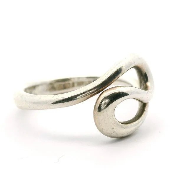 Sterling Silver Tiffany and Co. Elsa Peretti Wave Ring Image 2 Jaymark Jewelers Cold Spring, NY