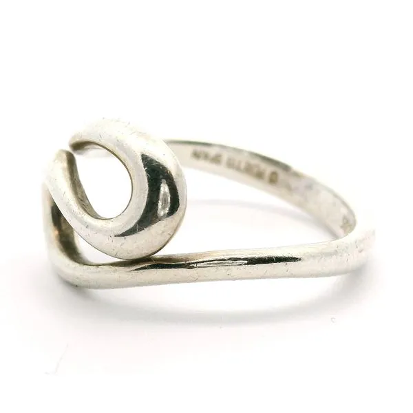 Sterling Silver Tiffany and Co. Elsa Peretti Wave Ring Image 3 Jaymark Jewelers Cold Spring, NY