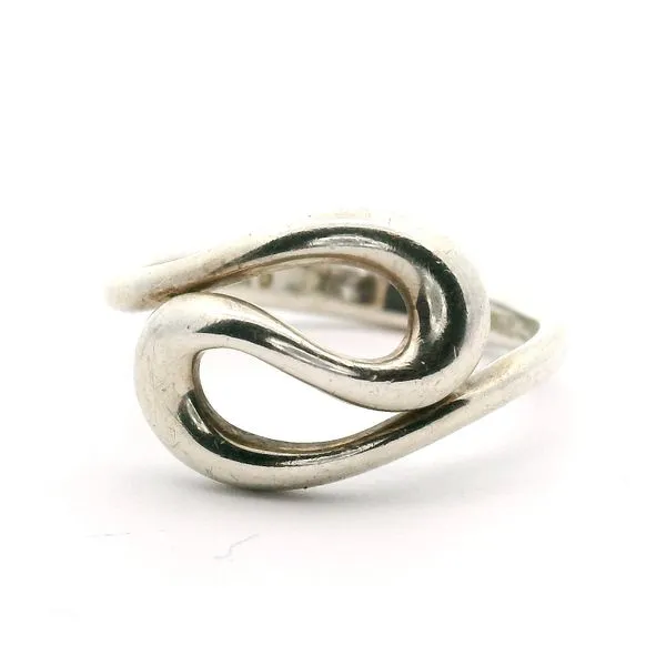Sterling Silver Tiffany and Co. Elsa Peretti Wave Ring Jaymark Jewelers Cold Spring, NY