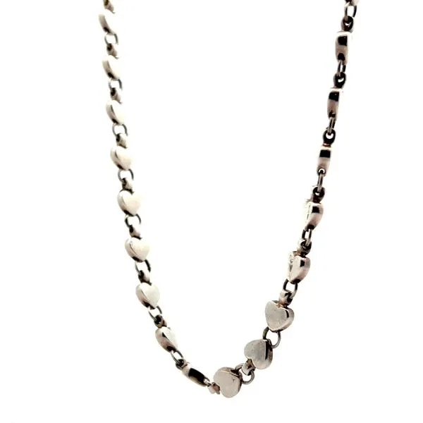 Sterling Silver Tiffany and Co. Heart Necklace Image 2 Jaymark Jewelers Cold Spring, NY