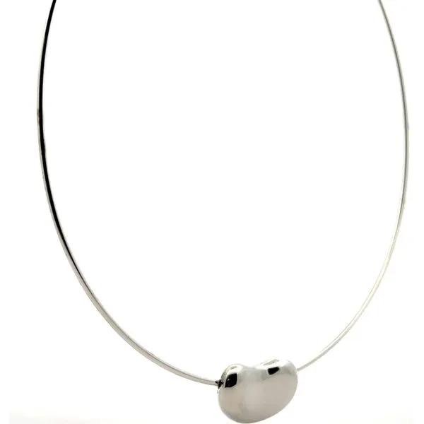 Sterling Silver Tiffany and Co. Bean Choker Necklace Image 2 Jaymark Jewelers Cold Spring, NY