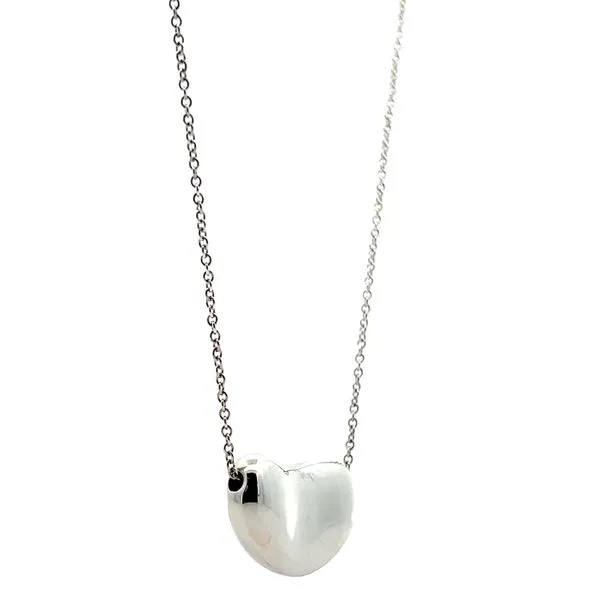 Sterling Silver Tiffany and Co. Bean Necklace Image 2 Jaymark Jewelers Cold Spring, NY