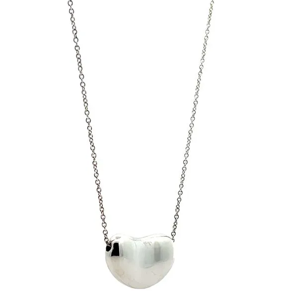 Sterling Silver Tiffany and Co. Bean Necklace Jaymark Jewelers Cold Spring, NY