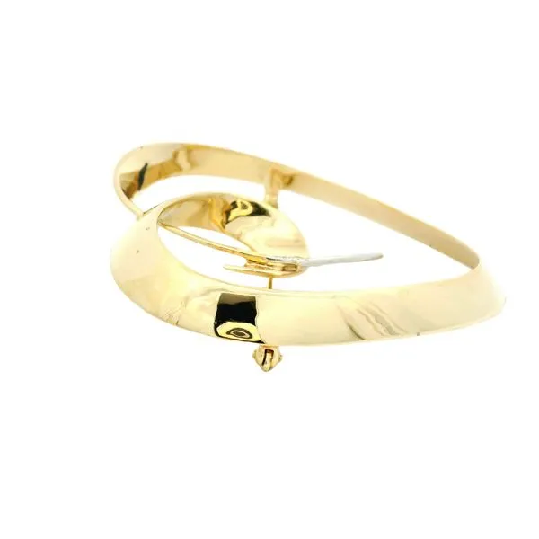 18K Yellow Gold ad Platinum Tiffany and Co. Heart Pin Image 2 Jaymark Jewelers Cold Spring, NY