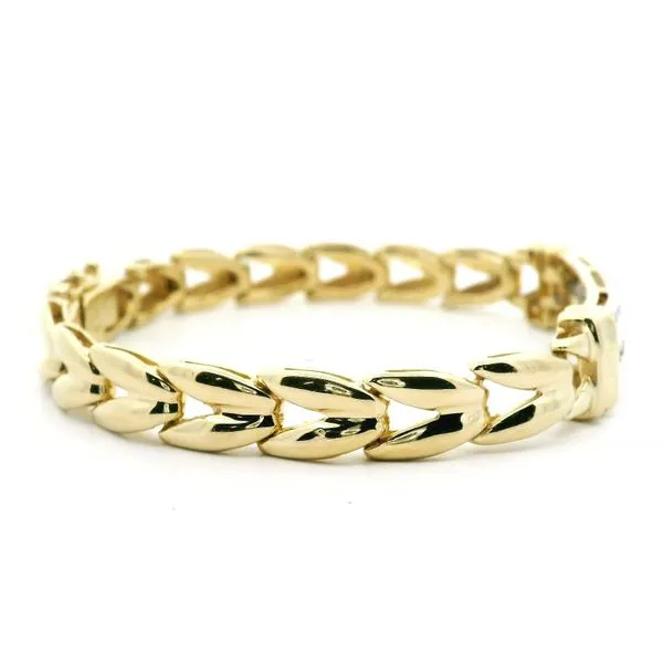 14K Yellow Gold Diamond Bracelet Image 2 Jaymark Jewelers Cold Spring, NY