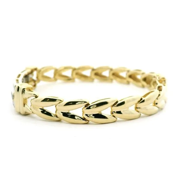 14K Yellow Gold Diamond Bracelet Image 3 Jaymark Jewelers Cold Spring, NY