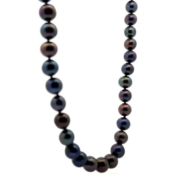 14k Yellow Gold Dyed Fresh Water Pearl Strand Image 2 Jaymark Jewelers Cold Spring, NY