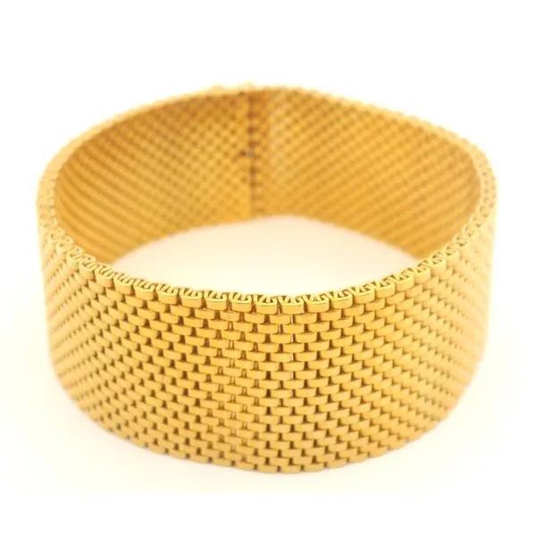 14K Yellow Gold Mesh Bracelet Image 4 Jaymark Jewelers Cold Spring, NY