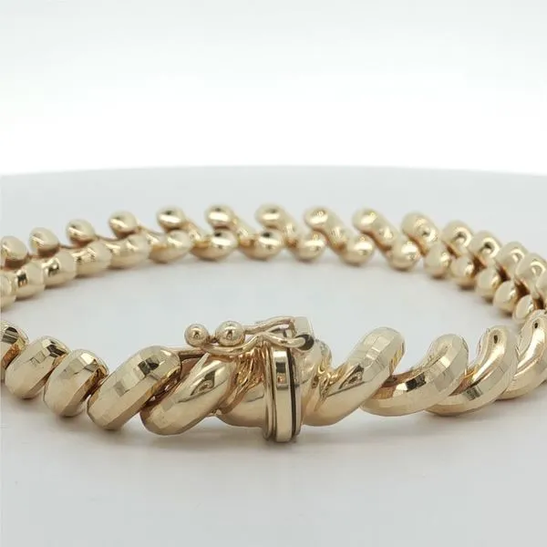 14K Y ellow Gold San Marco Bracelet Image 2 Jaymark Jewelers Cold Spring, NY