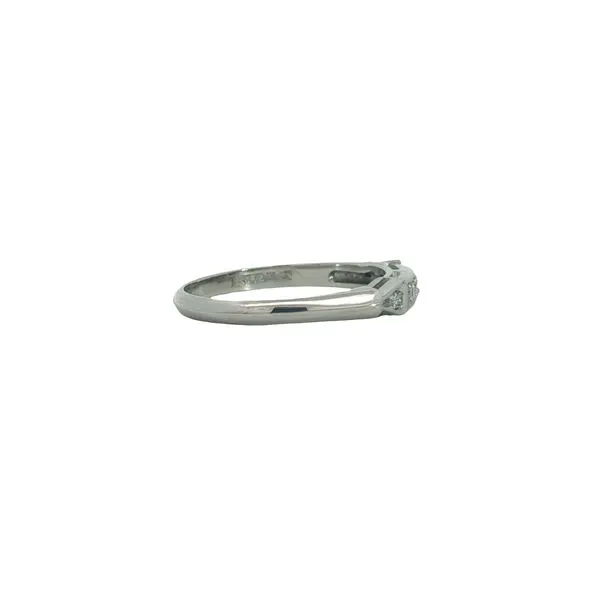 Platinum and Diamond Wedding Band Image 3 Jaymark Jewelers Cold Spring, NY
