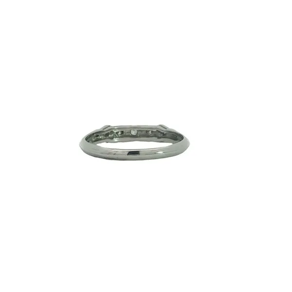 Platinum and Diamond Wedding Band Image 4 Jaymark Jewelers Cold Spring, NY