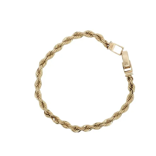 14K Yellow Gold Rope Bracelet Image 2 Jaymark Jewelers Cold Spring, NY