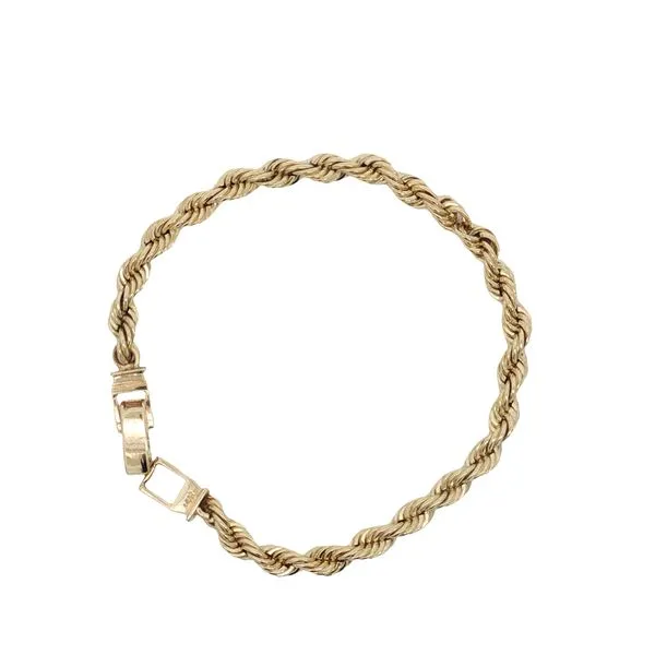 14K Yellow Gold Rope Bracelet Image 4 Jaymark Jewelers Cold Spring, NY