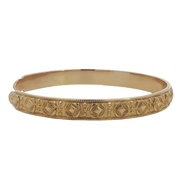 14K Yellow Gold Cuff Bangle Bracelet Image 2 Jaymark Jewelers Cold Spring, NY