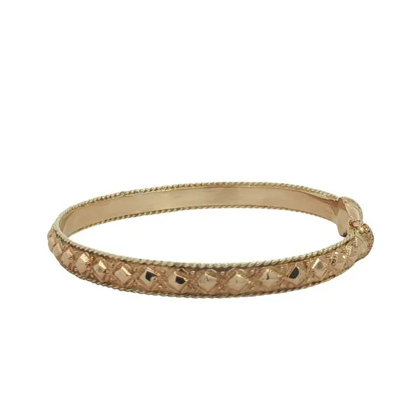 14K Yellow Gold Cuff Bangle Bracelet Image 4 Jaymark Jewelers Cold Spring, NY