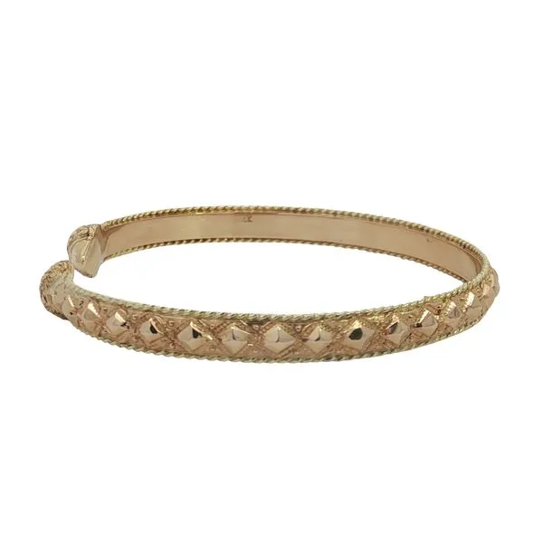14K Yellow Gold Cuff Bangle Bracelet Image 2 Jaymark Jewelers Cold Spring, NY