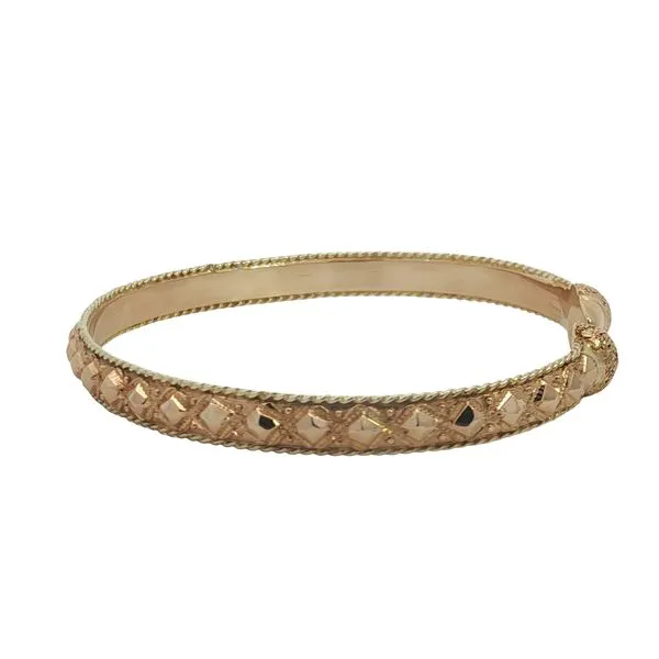 14K Yellow Gold Cuff Bangle Bracelet Image 4 Jaymark Jewelers Cold Spring, NY