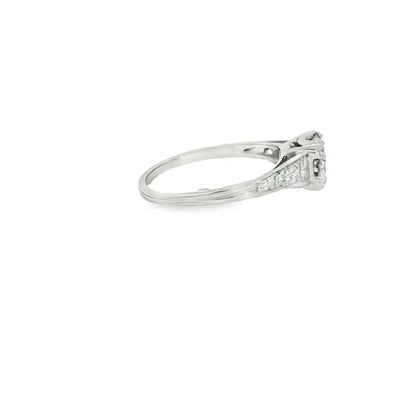 Platinum and Diamond Engagement Ring Image 3 Jaymark Jewelers Cold Spring, NY