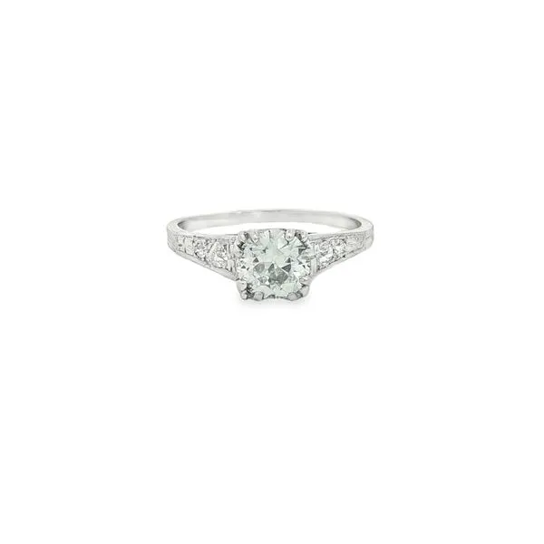 Platinum and Diamond Engagement Ring Jaymark Jewelers Cold Spring, NY
