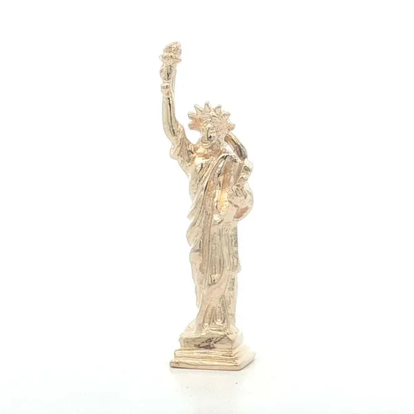 14K Yellow Gold Statue of Liberty Charm Jaymark Jewelers Cold Spring, NY