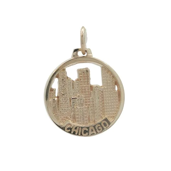 14K Yellow Gold Chicago Charm Jaymark Jewelers Cold Spring, NY