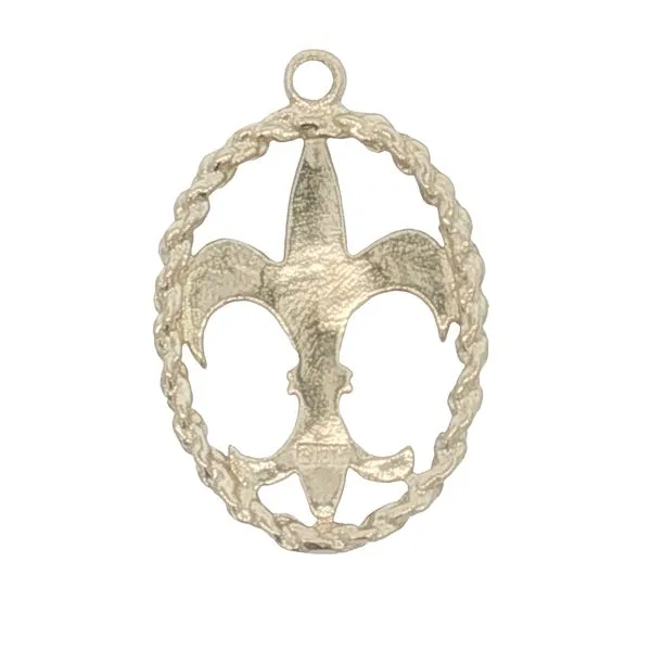 10K Yellow Gold Fleur de Lis Charm Image 2 Jaymark Jewelers Cold Spring, NY
