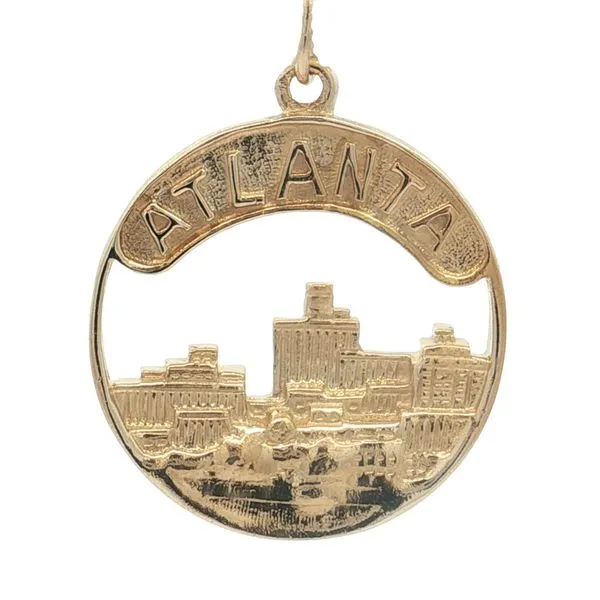14K Yellow Gold Atlanta Charm Image 2 Jaymark Jewelers Cold Spring, NY