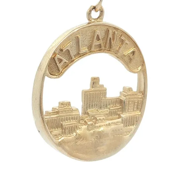 14K Yellow Gold Atlanta Charm Image 4 Jaymark Jewelers Cold Spring, NY