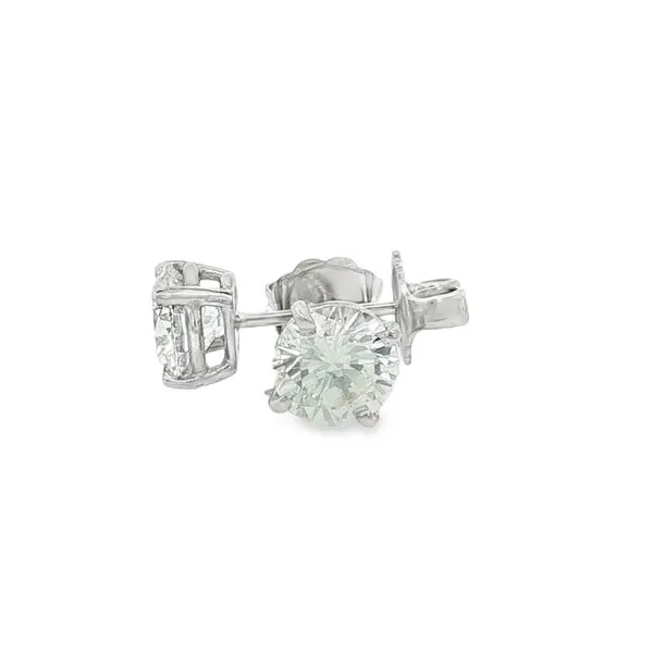 Platinum 2cttw Diamond Stud Earrings Jaymark Jewelers Cold Spring, NY