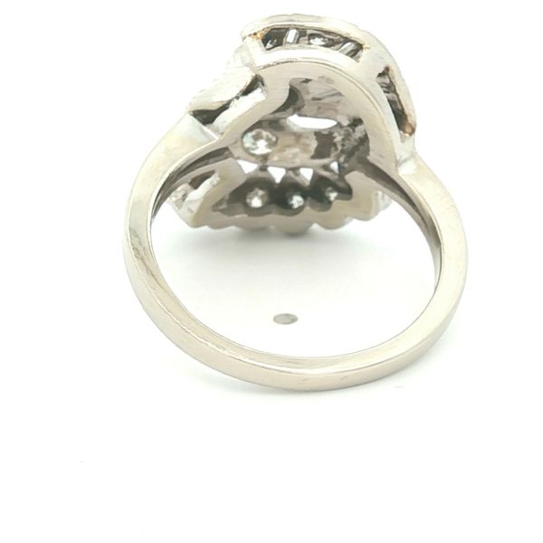 14K White Gold Diamond Estate Ring Image 4 Jaymark Jewelers Cold Spring, NY