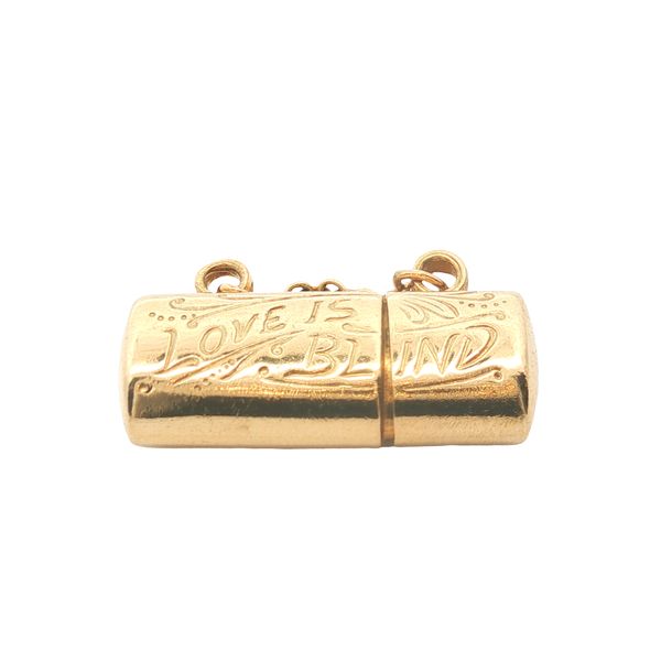 14K Yellow Gold Glasses and Case Charm Image 3 Jaymark Jewelers Cold Spring, NY