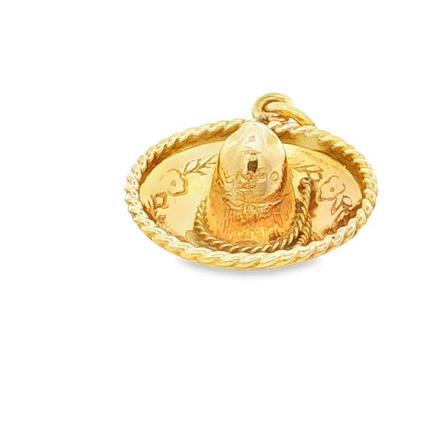 14K Yellow Gold Sombrero Charm Image 2 Jaymark Jewelers Cold Spring, NY