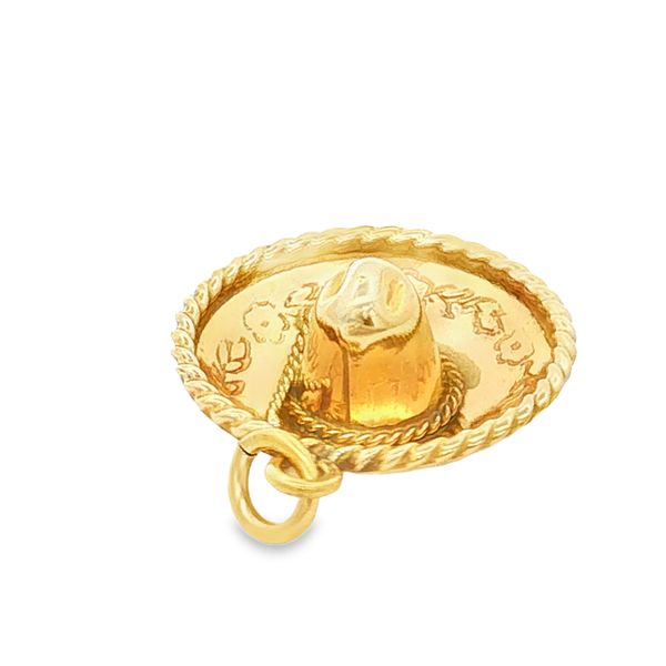 14K Yellow Gold Sombrero Charm Image 4 Jaymark Jewelers Cold Spring, NY
