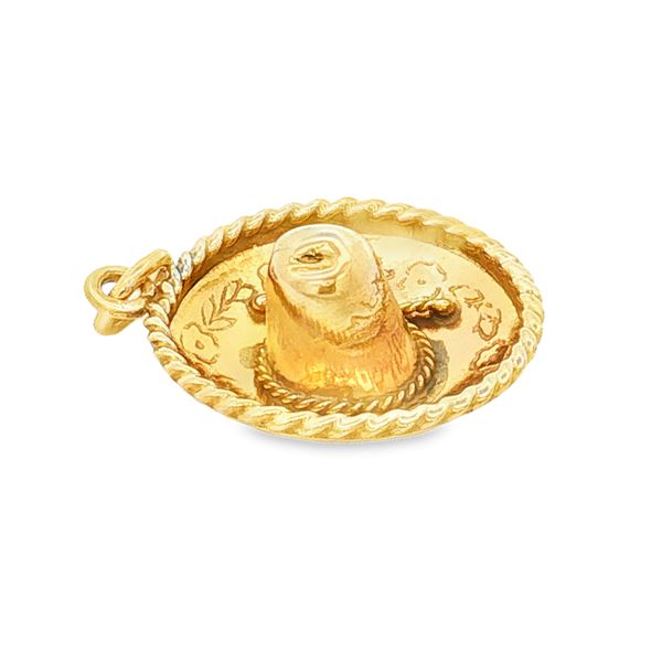 14K Yellow Gold Sombrero Charm Jaymark Jewelers Cold Spring, NY
