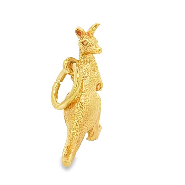 14K Yellow Gold Kangaroo Charm Image 5 Jaymark Jewelers Cold Spring, NY