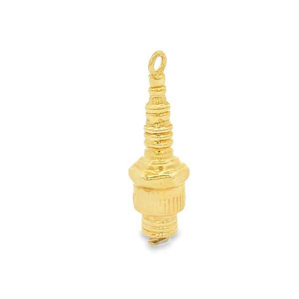 14K Yellow Gold Spark Plug Charm Image 4 Jaymark Jewelers Cold Spring, NY