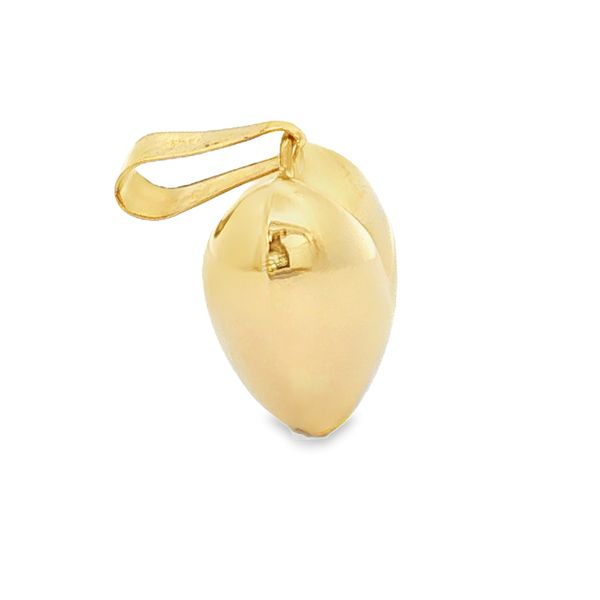 14K Yellow Gold Puffed Heart Charm Image 5 Jaymark Jewelers Cold Spring, NY