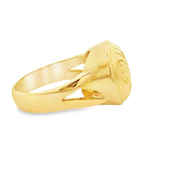 19K Yellow Gold 