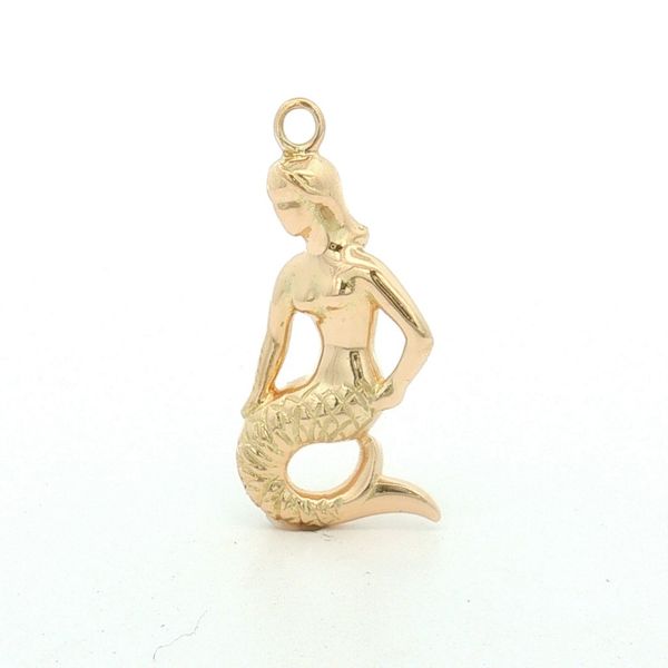 14K Yellow Gold Mermaid Charm Jaymark Jewelers Cold Spring, NY
