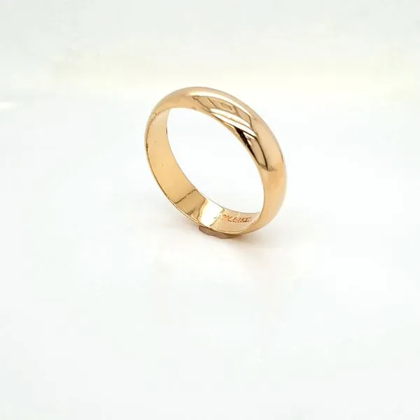 14K Yellow Gold 4mm Band Image 2 Jaymark Jewelers Cold Spring, NY