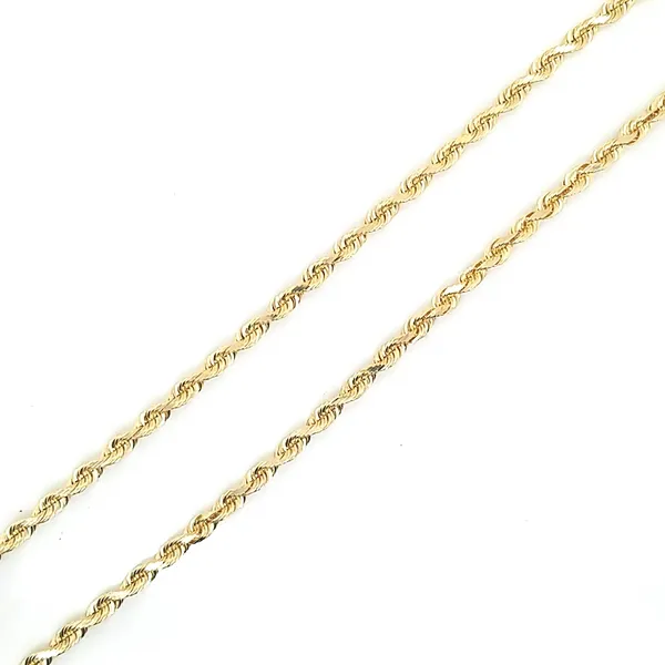 14K Yellow Gold Solid Rope Chain Jaymark Jewelers Cold Spring, NY
