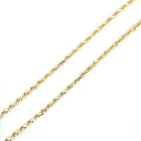 14K Yellow Gold Solid Rope Chain Jaymark Jewelers Cold Spring, NY