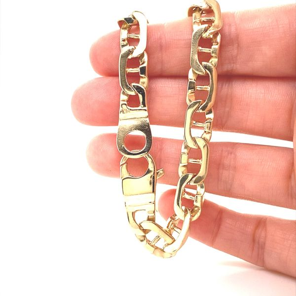 14K Yellow Gold Mariner Link Bracelet Image 2 Jaymark Jewelers Cold Spring, NY