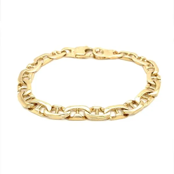 14K Yellow Gold Mariner Link Bracelet Jaymark Jewelers Cold Spring, NY