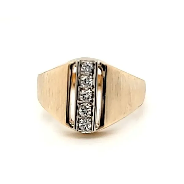 14K Two-Tone Diamond Ring Jaymark Jewelers Cold Spring, NY