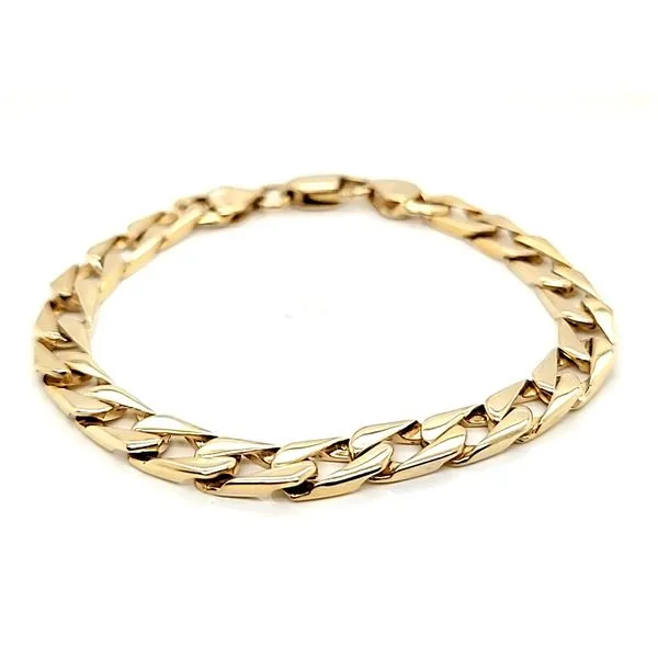 14K Yellow Gold Heavy Link Bracelet Jaymark Jewelers Cold Spring, NY