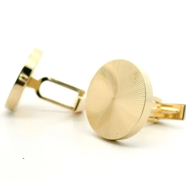 14K Yellow Gold Cuff Links Image 3 Jaymark Jewelers Cold Spring, NY